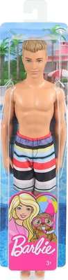 Barbie Ken Beach Doll with Striped Shorts
