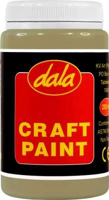 Dala Craft Paint (Waterproof)(Satin Sheer Finish)(250ml)(Tan)