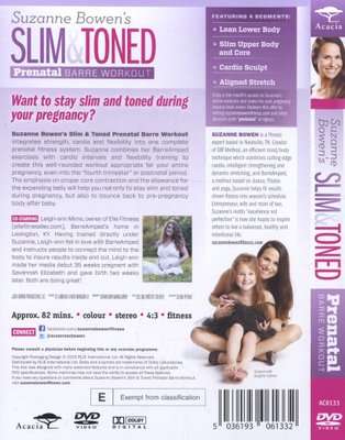 Suzanne Bowen's Slim and Toned Prenatal Barre Workout (DVD)