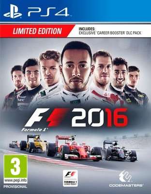 F1 2016 (PlayStation 4, Blu-ray disc)