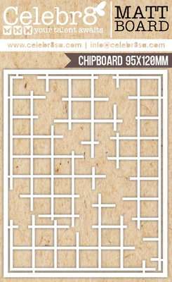 Die Cut Matt Board Midi Grid Edges and Corners