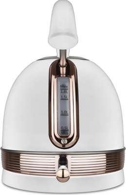 Mellerware Rose Gold - Stainless Steel Kettle and Toaster Pack (2 Piece Set)(White)