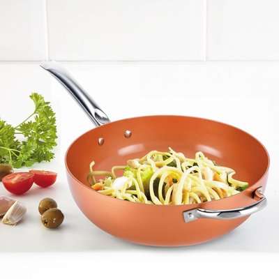 Copper Chef Wok Pan Non-Stick Coating