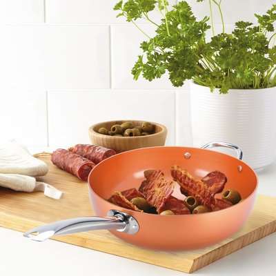 Copper Chef Wok Pan Non-Stick Coating