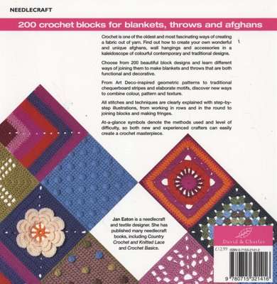 200 Crochet Blocks for Blankets, Throws and Afghans - Crochet Squares to Mix-and-Match (Paperback)