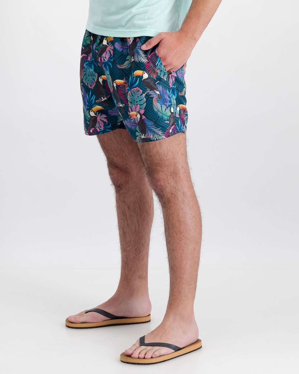 Style Mode Mens Print Board Shorts - Multi (34)