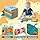 5-Pack Soft Cloth Crinkle Books for Babies 0-3, Washable Non-Toxic Sensory Early Educational T...