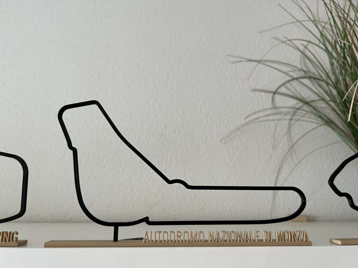 F1 2023 Circuit and Stand 3D Printed