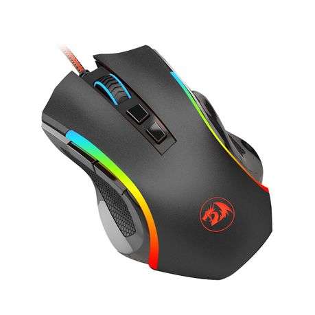 Redragon - Griffin 7200DPI Gaming Mouse - Black - Redragon - Griffin 7200DPI Gaming Mouse - Black