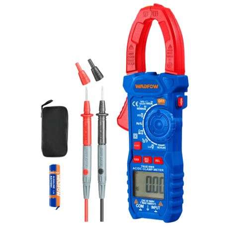 Wadfow - Digital LCD (DC/AC) Clamp Meter - 6000 Counts -WDM65085 - Wadfow - Digital LCD (DC/AC) C...