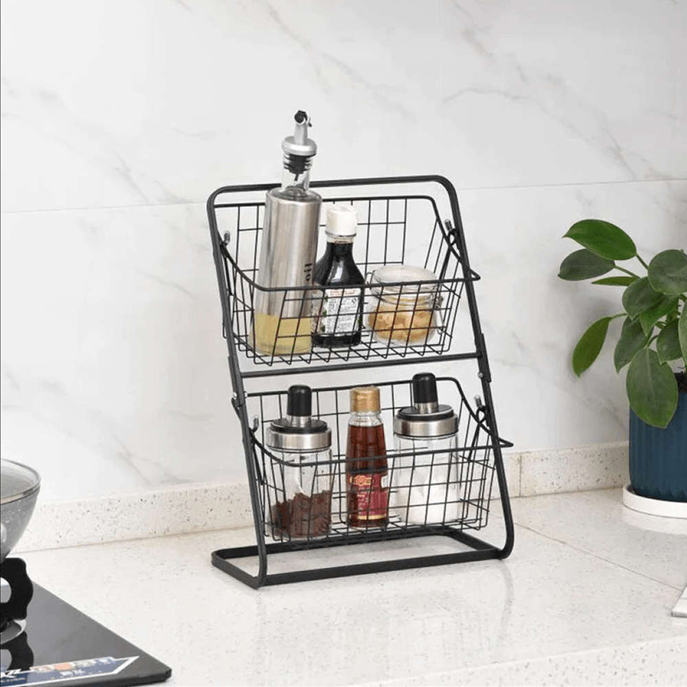 Iron Storage Shelf Rack
