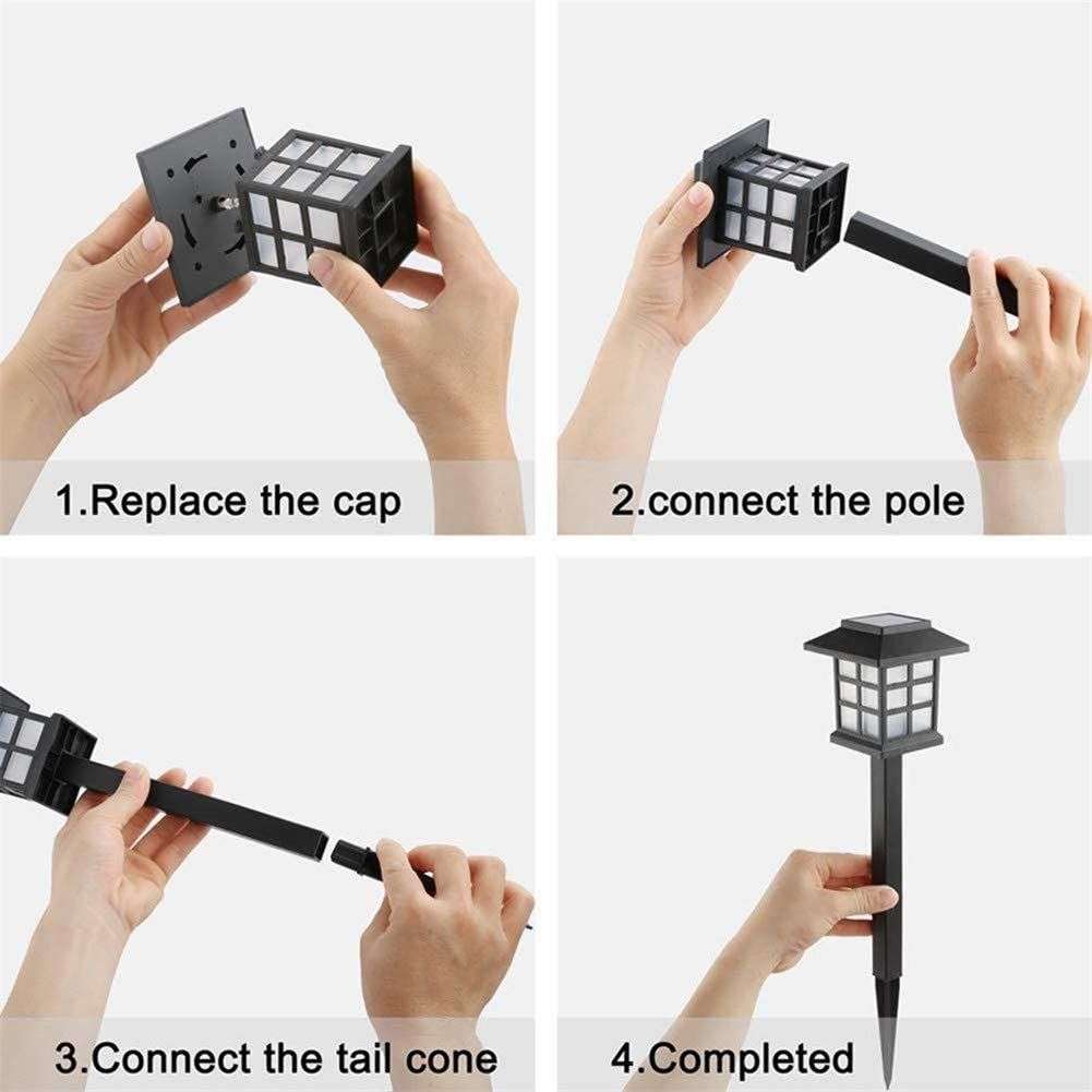 Solar Garden Outdoor Lawn Lights (6 Piece)