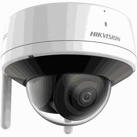 Hikvision Security - Hikvision - 4 MP Outdoor Audio Fixed Dome WiFi Camera - Hikvision Security -...