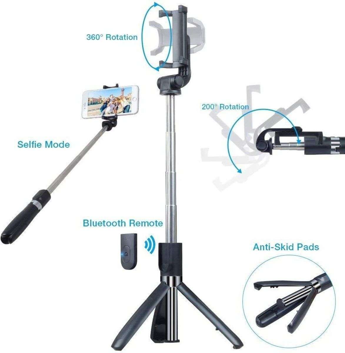 Single Axis Stable Videography Gimbal Stabilizer Tripod