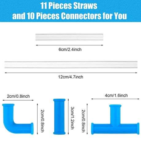 Thingamajig - Plastic DIY Drinking Straw - 2 Pack - Thingamajig - Plastic DIY Drinking Straw - 2 ...