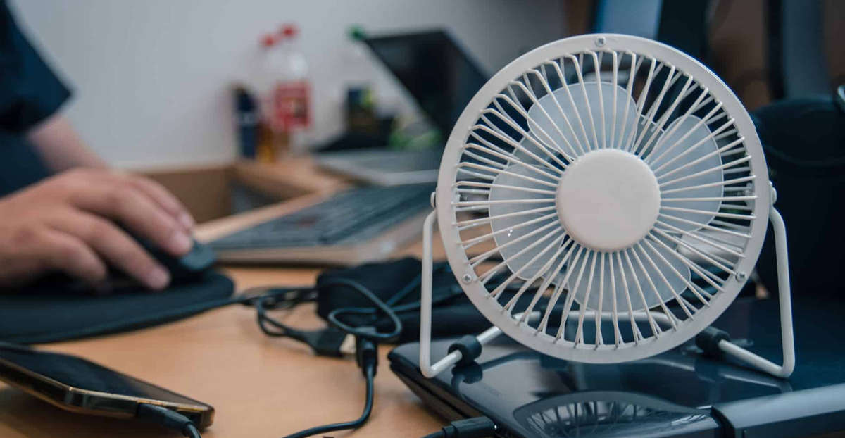Mini USB Desk Fan 13.5cm