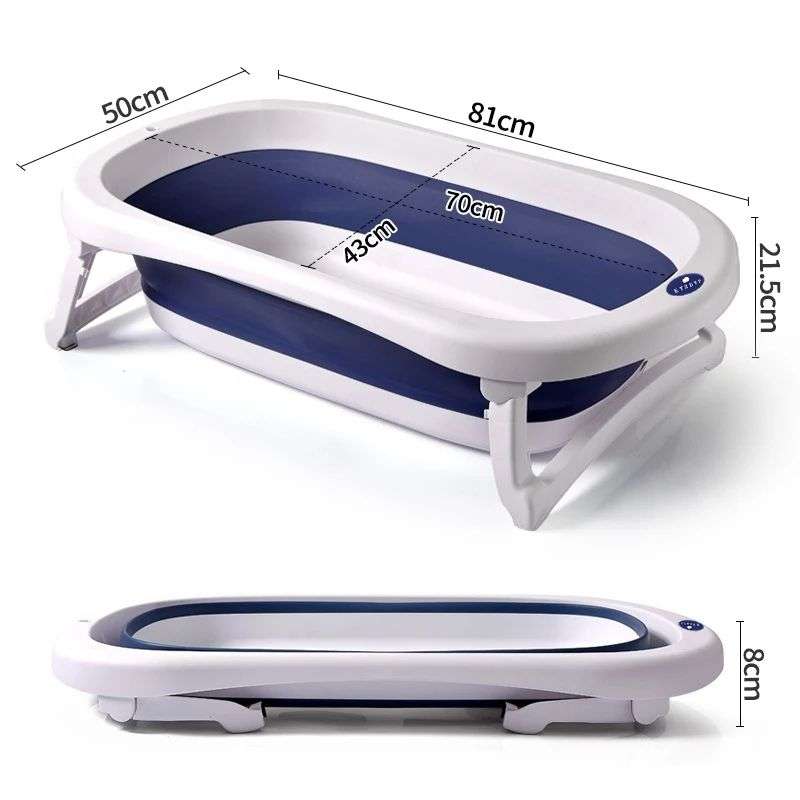 Newborn Baby Bathtub collapsible/folding - Blue