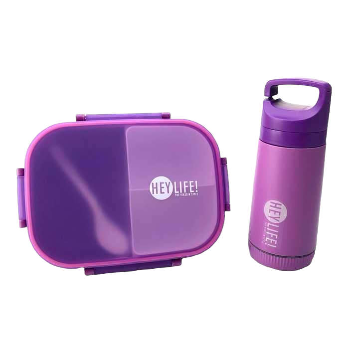 3 Compartment Lunchbox and bottle set
