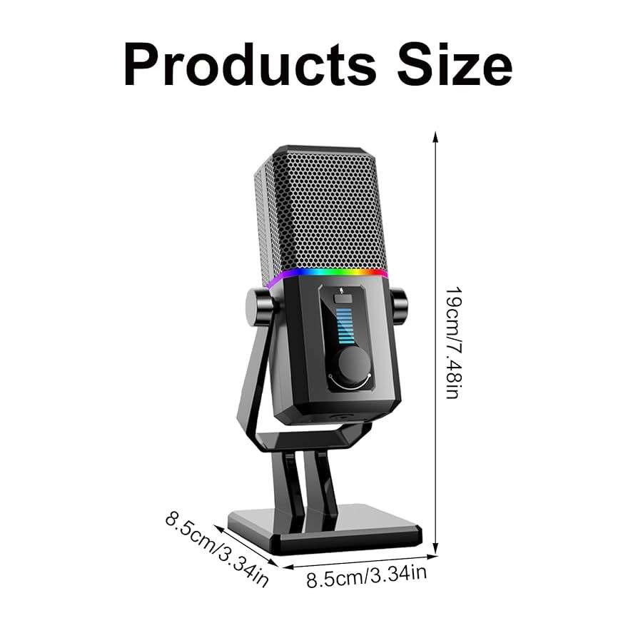 UKAY HK2 RGB Multimedia Microphone
