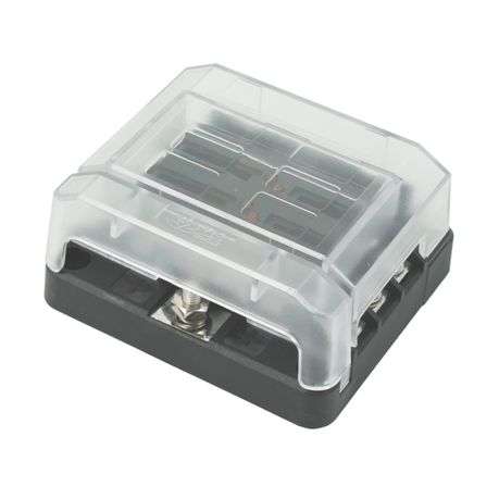 Fuse Box for Boats with 6 Fuse Connections and LED Indicators