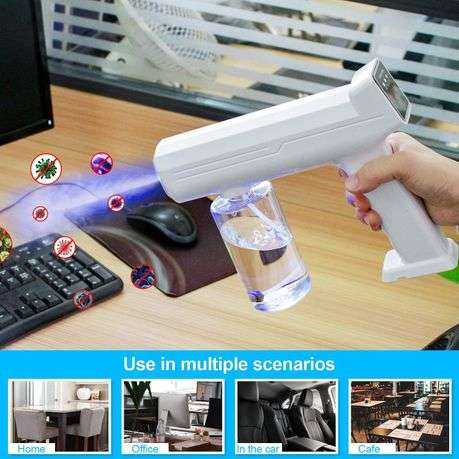 Blue Light Nano Wireless UV Disinfectant Spray Gun