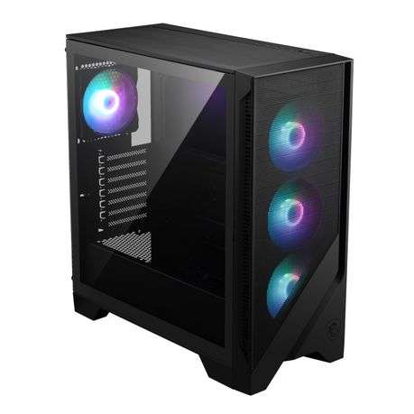 MSI - MAG Forge 320R Airflow ATX Gaming Chassis - MSI - MAG Forge 320R Airflow ATX Gaming Chassis