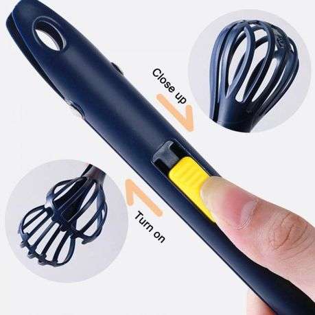 2 in 1 Egg Beater And Food Tong