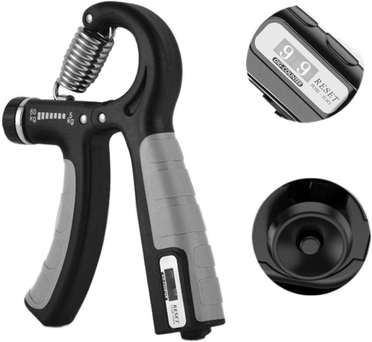 Adjustable Count Spring Grip Hand Training Arm Exerciser