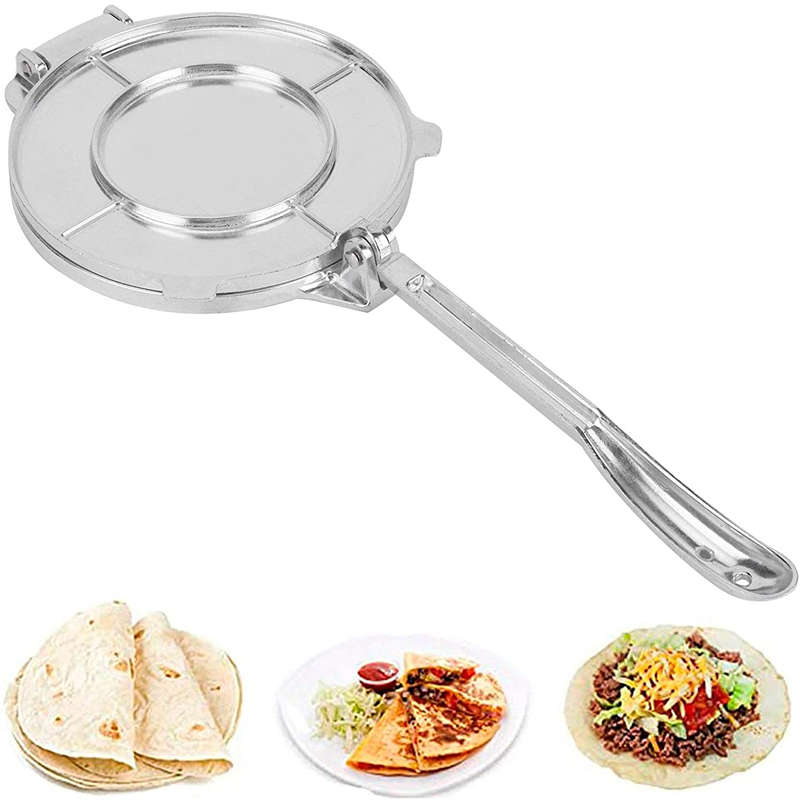 Silver Aluminum Kitchen Tortilla Baking Folder