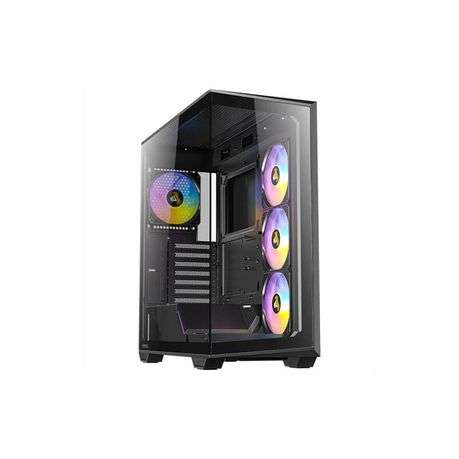 Antec - C3 ARGB ATX | Micro-ATX | ITX ARGB Mid-Tower Gaming Chassis - Black - Antec - C3 ARGB ATX...