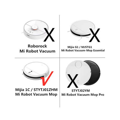 Replacement Accessories for Xiaomi Mi Robot Vacuum-Mop - Value Pack
