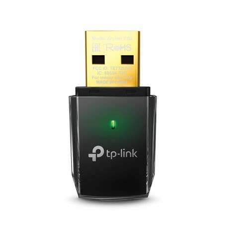 Tp-Link - Archer T2U AC600 Wireless Dual Band USB Adapter - Tp-Link - Archer T2U AC600 Wireless D...