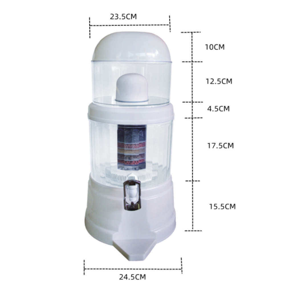 Water Dispenser 14L with Filters & Mineral Pot