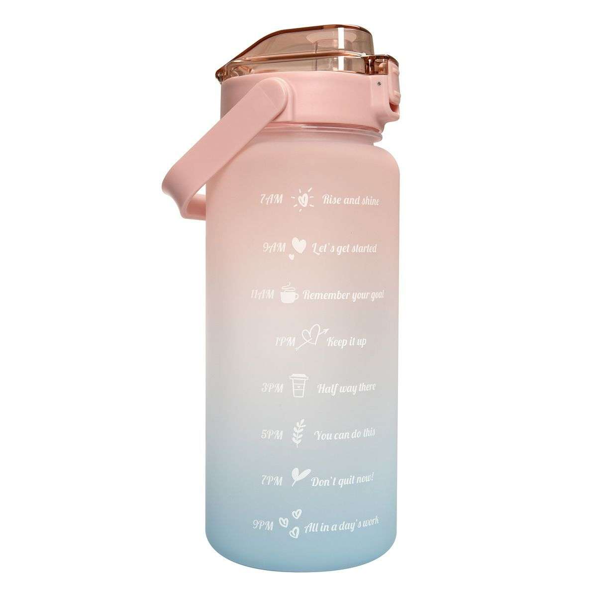 Motivational Water Bottle 2L