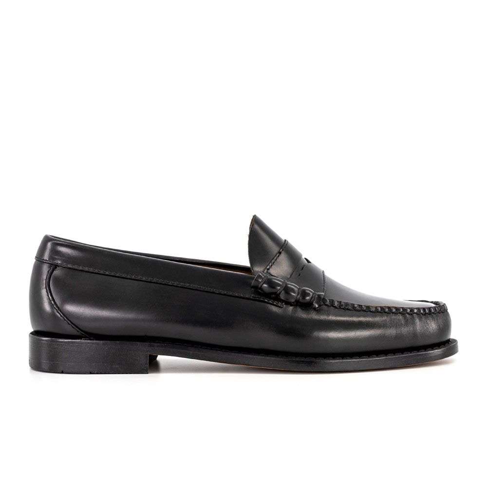 WEEJUNS BASS LARSON BLACK PENNY LOAFERS