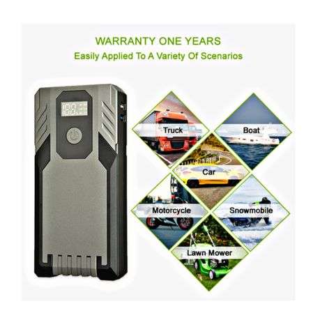 2000A 14800Mah Portable Jump Car starter Kit With Work Gloves & Carry Case