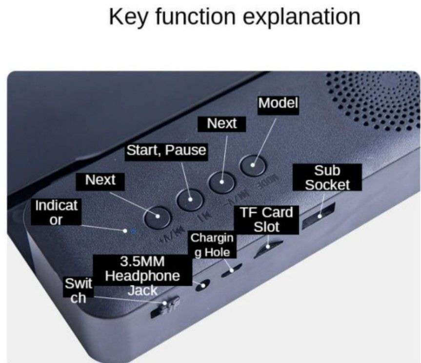 6D Portable Mobile Screen Amplifier F12 - White - With Bluetooth Speaker