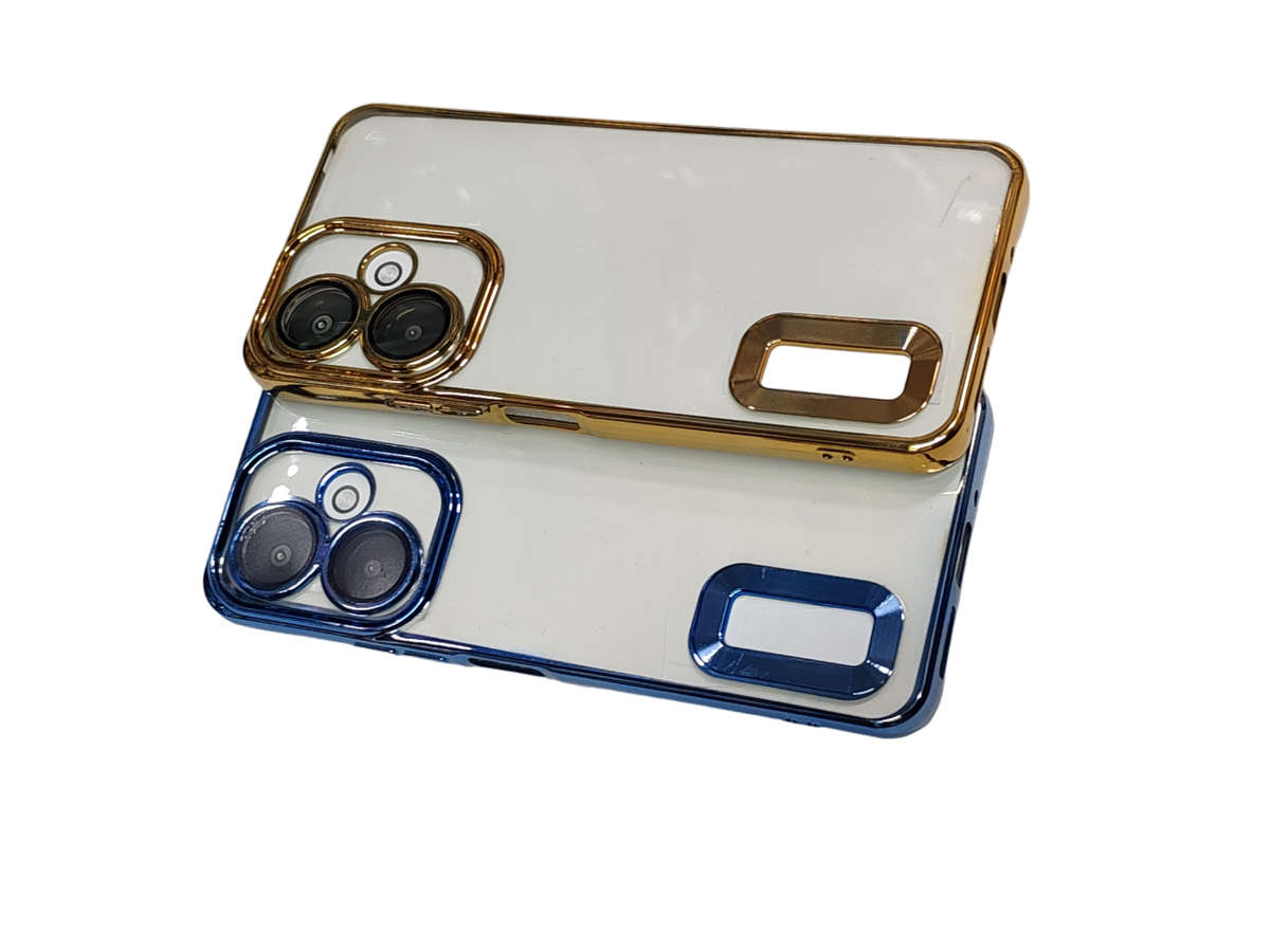 Redmi 13c Slim Fit Dual Color & Clear Camera Protective Cover