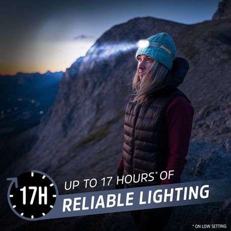 Energizer - Smart Voice Activated Headlamp incl. 3x AAA - Energizer - Smart Voice Activated Headl...