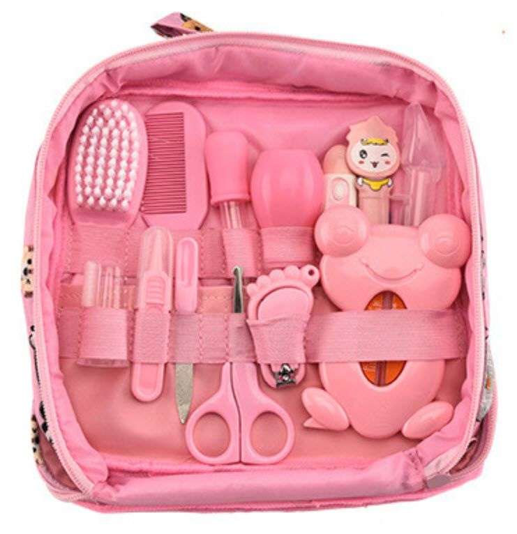 13 in 1 New Born Baby Care Kit - Pink