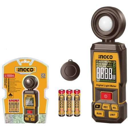 Ingco - Digital Light Luxmeter - Precision Light Measurement Tool - Ingco - Digital Light Luxmete...