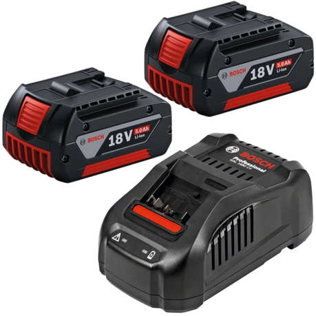 Bosch - Battery and Charger Combo Kit (5.0Ah) - Bosch - Battery and Charger Combo Kit (5.0Ah)