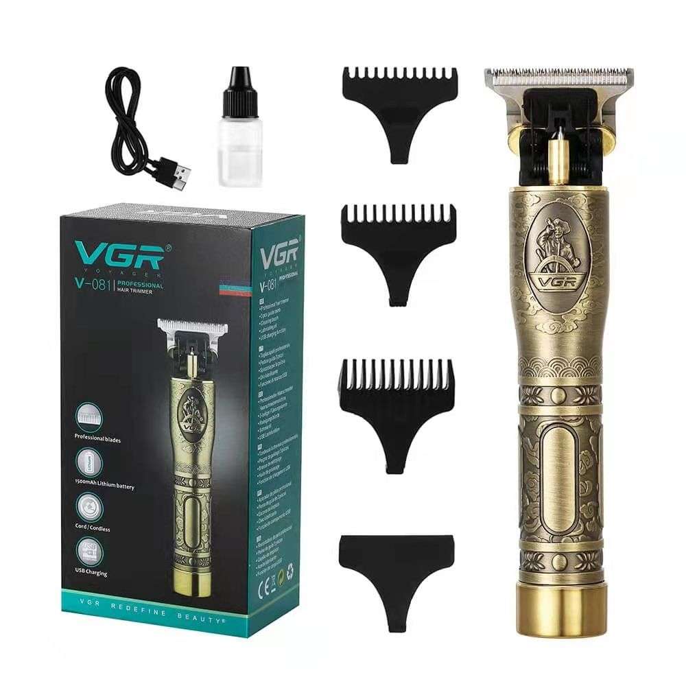 VGR V-081 Hair Clipper Men`s Razor Blade Hair Salon Electric Clippers