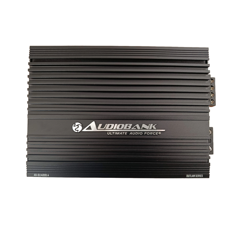 AudioBank 4-Channel Car Audio Amplifier with 90W RMS Per Channel