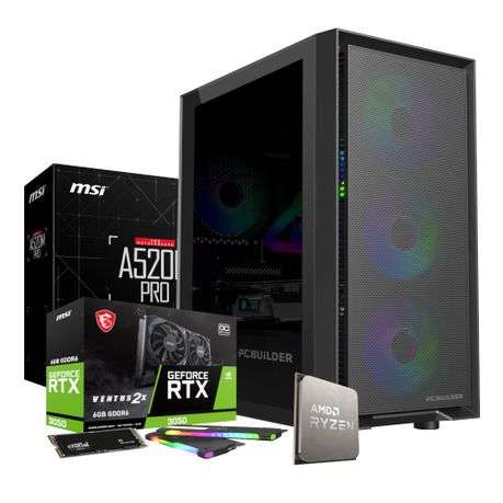 PCBuilder - Ryzen 5 5500 Scout Windows 11 Gaming PC - PCBuilder - Ryzen 5 5500 Scout Windows 11 G...
