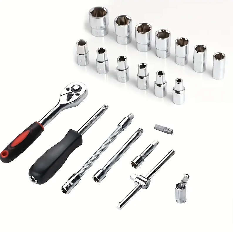 53 Piece Sockets And Wrenches Tools Set