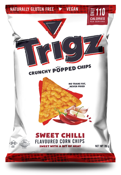 Trigz Crunchy Popped Chips - Mixed Bag (40 x 28g)