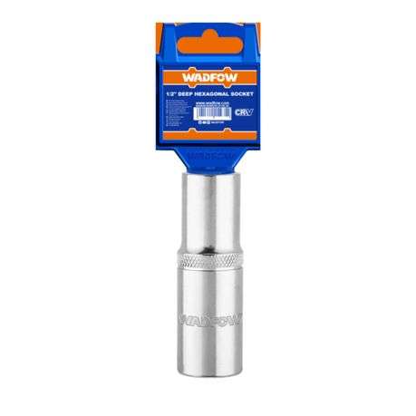 Wadfow - Deep Hex Socket 1/2" Drive (Cr-V) - 23mm - Wadfow - Deep Hex Socket 1/2" Drive (Cr-V) - ...