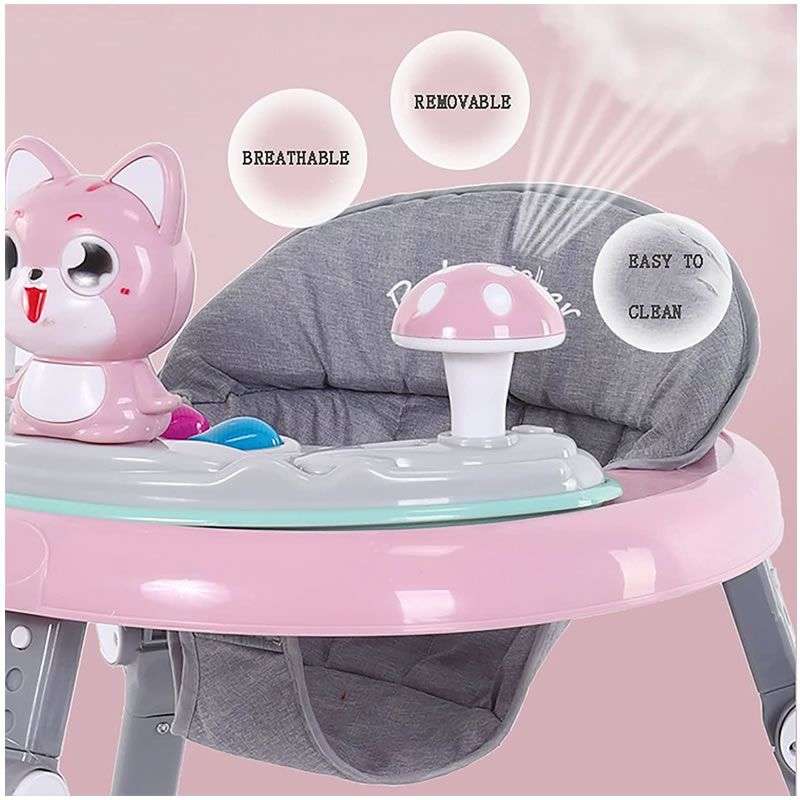 Universal Wheels Foldable Baby Walker (various colors)