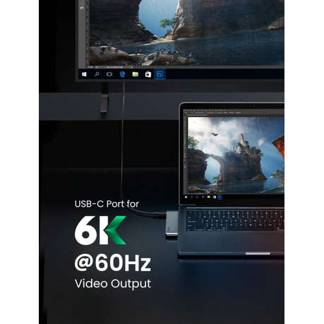 UGREEN - Multifunctional Adapter With Efficient Heat Dissipation-Space Grey